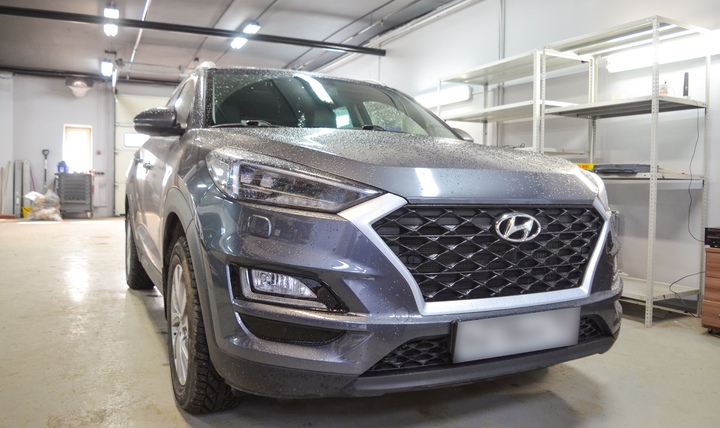 Замена штатного головного устройства на Hyundai Tucson 2018